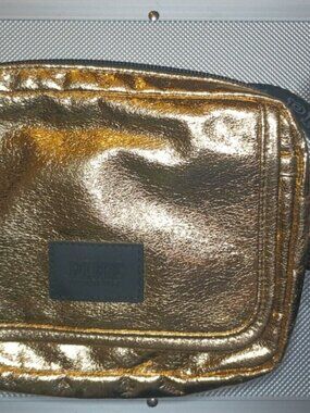 VS PINK Gold Metallic Belt Bag Fanny Pack Crossbody Shoulder Bag NWT Adjustable